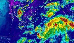 Se prevén tormentas intensas en Veracruz, Tabasco, Oaxaca, Chiapas, Yucatán y Quintana Roo
