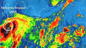 La tormenta Lidia mantendrá el temporal de lluvias en la mayor parte de México