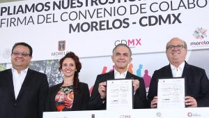 Firma de convenio Gobierno de la CDMX – Morelos para fortalecer el turismo en ambas entidades