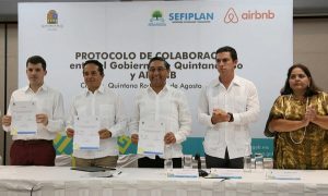 Firma de convenio de colaboración entre el gobierno del estado y la Plataforma Digital AIRBNB