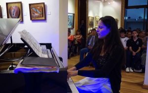 Noche de piano y canto en la casa de Tabasco en México