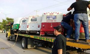 Secretaría de Transportes en Chiapas continúa con operativos contra transporte irregular