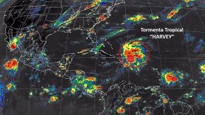 Se forma en el Océano Atlántico la Tormenta Tropical Harvey