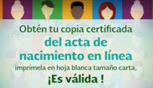 Disponible en Campeche actas de nacimiento en línea