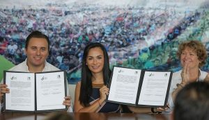 Ayuntamiento de Puerto Morelos y la comisión de Derechos Humanos reafirman alianza de trabajo