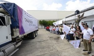 Envía Tabasco ayuda humanitaria a damnificados de Chiapas y Puebla