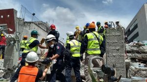 Loable labor de brigada mixta de Yucatán, en zonas afectadas por sismo