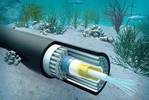 Cable submarino para comunicaciones conecta a Estados Unidos y España