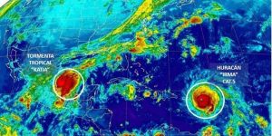 Se pronostican tormentas torrenciales en zonas de Tamaulipas, Puebla y Veracruz