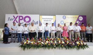 Corta Gaudiano listón inaugural de 1ª Expo Familia Tabasco 2017