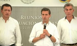 Garantizados los servicios básicos a población afectada: Enrique Peña Nieto