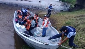 Activa Semar Plan Marina en fase de auxilio en localidades de Salta Barranca, Veracruz