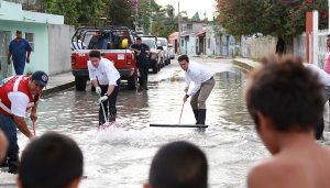 Atiende Remberto Estrada demandas ciudadanas a causa de las fuertes lluvias