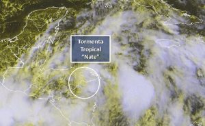 La tormenta tropical Nate está en Honduras