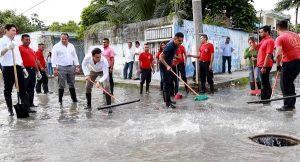 La limpieza es básica para evitar otra emergencia pluvial en Benito Juárez: Remberto Estrada