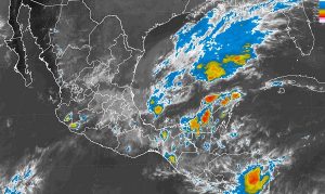Se prevén tormentas intensas en Puebla, Veracruz, Tabasco, Oaxaca y Chiapas