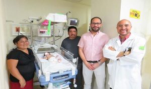 Se realiza en Chiapas con éxito intervención médica en recién nacido con problema cardiaco