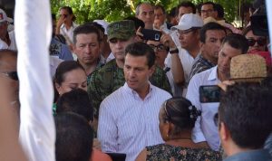Supervisa Peña Nieto reconstrucción en comunidad afectada en Oaxaca  