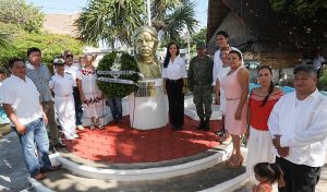 Encabeza Laura Fernández ceremonia por el CCLII Aniversario del natalicio de José María Morelos