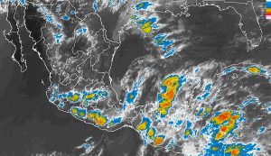 Se prevén tormentas torrenciales en el sur de Veracruz e intensas en Tabasco y Chiapas