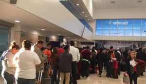 Retraso de vuelos en el aeropuerto de Veracruz
