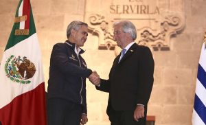 El Jefe de Gobierno de la Ciudad de México recibió al Presidente de Uruguay, Tabaré Vázquez