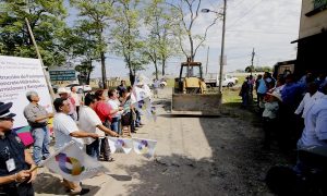 Inicia Gaudiano obra de pavimentación y drenaje en calle Oxígeno, de la colonia Indeco