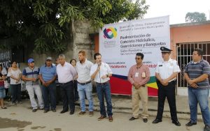 Lleva Gaudiano introducción de drenaje y pavimentación de calles en Río Viejo 1ª