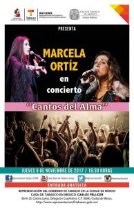 Marcela Ortiz ofrecerá concierto en la Casa de Tabasco en México Carlos Pellicer