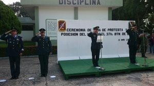Toma protesta nuevo comandante del 37 Batallón de Infantería con sede en Tabasco
