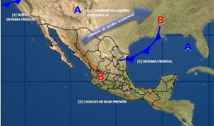 Chihuahua y Coahuila se prevén vientos mayores a 50 km/h y lluvias con intervalos de chubascos