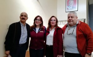 Rocío Nahle y Ricardo Ahued se registran como aspirantes de Morena al Senado por Veracruz