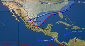 Se prevén tormentas fuertes en Puebla, Veracruz, Oaxaca, Chiapas y Tabasco
