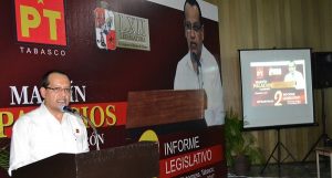 Presenta el diputado Martín Palacios Calderón Segundo Informe de Actividades Legislativas