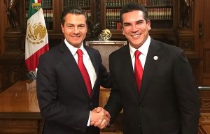 Alejandro Moreno Cárdenas forma parte de la comitiva de Enrique Peña Nieto por Paraguay