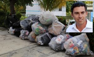 Fortalece Remberto Estrada en este 2018 acopio de residuos reciclables en Benito Juárez