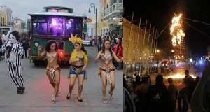 Con el cortejo fúnebre y quema del mal humor, inician las fiestas de carnaval en Villahermosa