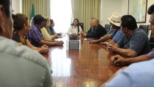 Reitera Casilda Ruiz respaldo de Centro a locatarios del Pino Suárez