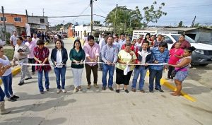 Inaugura Casilda Ruiz calle que une por dentro a zona de Lagunas con Indeco-Ciudad Industrial