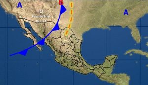 Persistirán las bajas temperaturas, vientos fuertes, lluvias y posibles nevadas en el noroeste de México