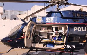 Cóndores obtiene certificación de dos ambulancias aéreas de SSP CDMX
