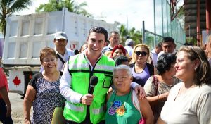 No pararemos de mejorar la infraestructura urbana, asegura Remberto Estrada