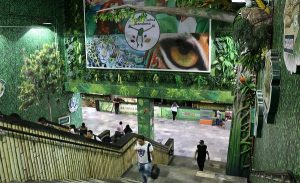 Honran a Selva Lacandona en estación Viveros del metro en CDMX