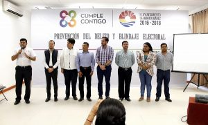 Capacita Ayuntamiento de Benito Juárez a funcionarios en blindaje electoral