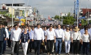 Conmemoran 105 Aniversario de la Marcha de la Lealtad en Tenosique, Tabasco