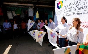 Encabeza alcaldesa de Centro banderazo a rehabilitación del Mercado de la Sierra