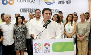 No voy por la reelección, seguiré entregando buenos resultados a Cancún: Remberto Estrada