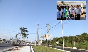 Supervisa Remberto Estrada rehabilitación de boulevard Luis Donaldo Colosio