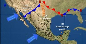 Se prevén vientos fuertes, tolvaneras y descenso de temperatura en el noroeste y norte de México