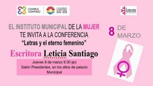 Invita gobierno municipal de Benito Juárez a conmemorar el Día Internacional de la Mujer